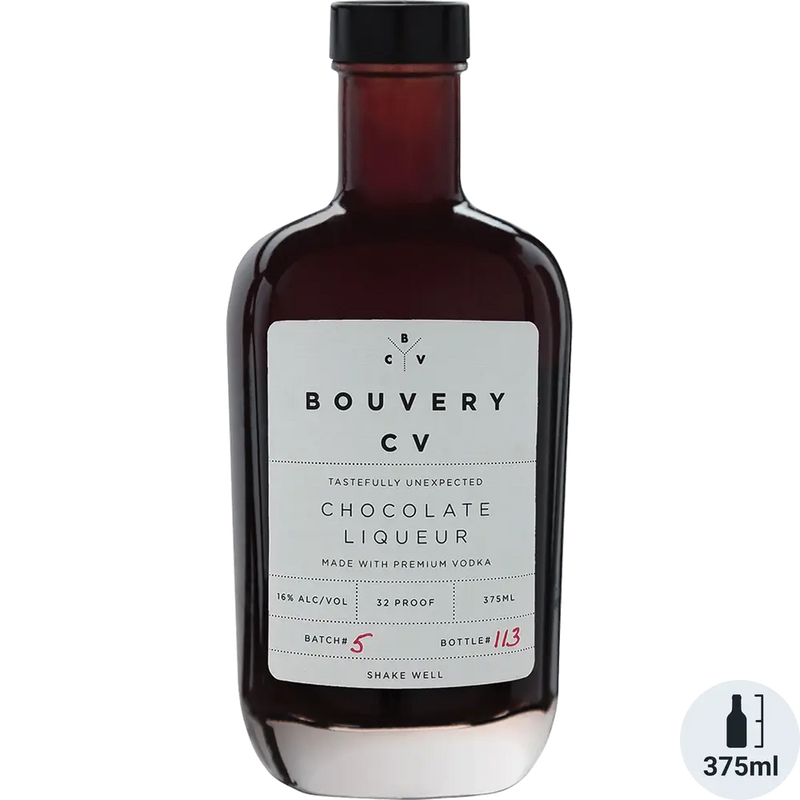 Bouvery CV Dark Chocolate Liqueur, 375ml