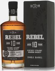 Rebel Yell 10 Years Single Barrel Bourbon, 750ml