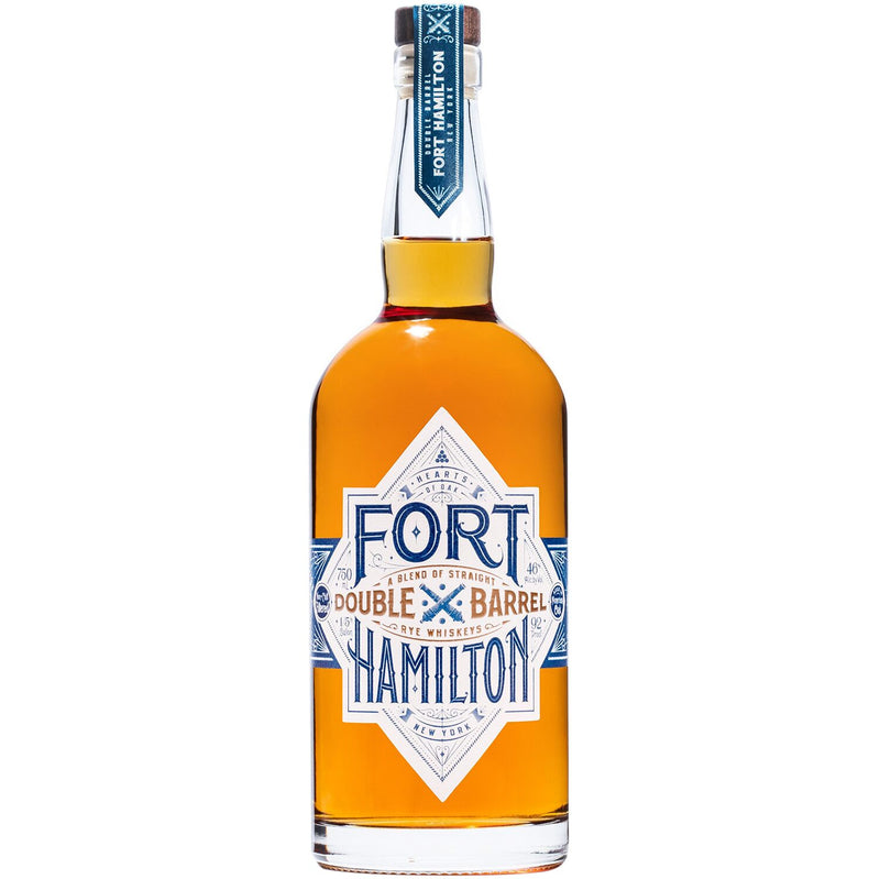Fort Hamilton Double Barrel Rye Whiskey, 750ml
