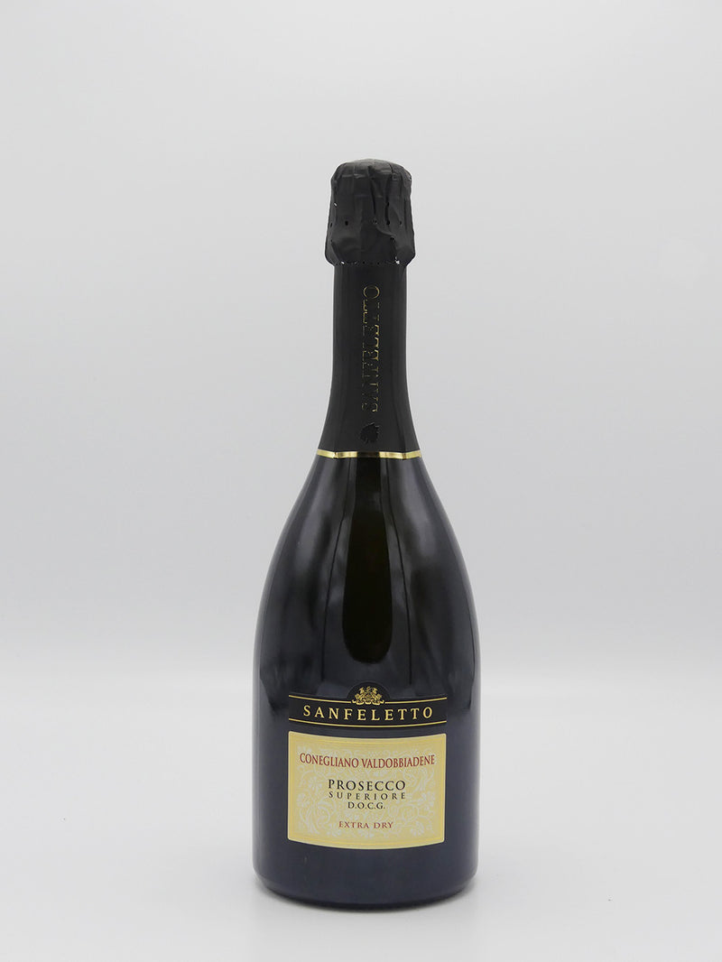 Sanfeletto Conegliano-Valdobbiadene Prosecco Superiore Extra Dry N.V, 750ml
