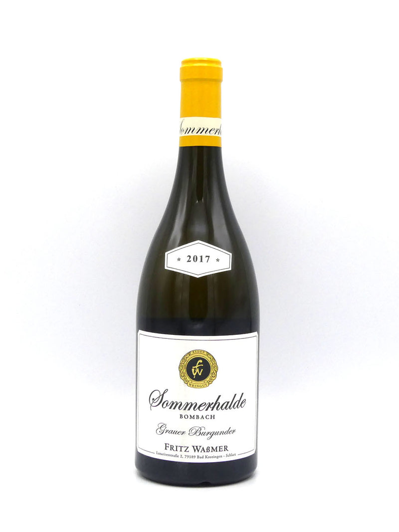 Fritz Waßmer Sommerhalde Bombach Grauer Burgunder, 750ml
