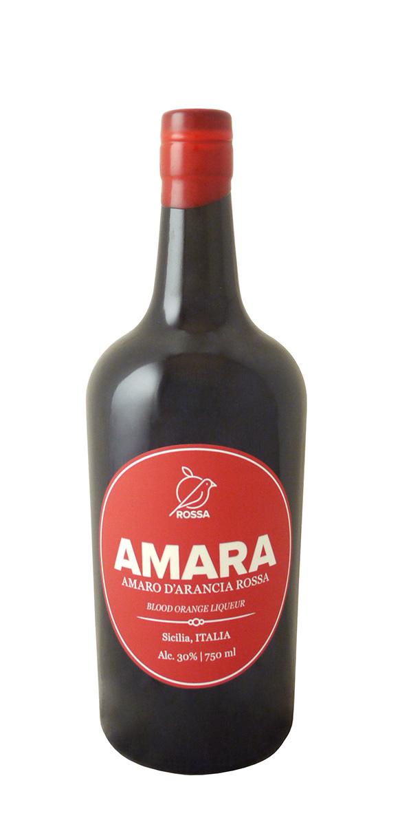 Amara Sicilian Blood Orange Liqueur, 750ml