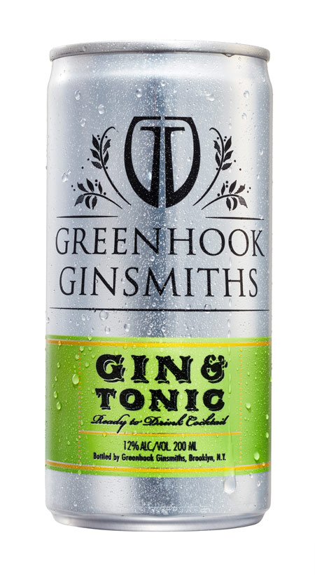 Greenhook Ginsmiths Gin & Tonic, 200ml