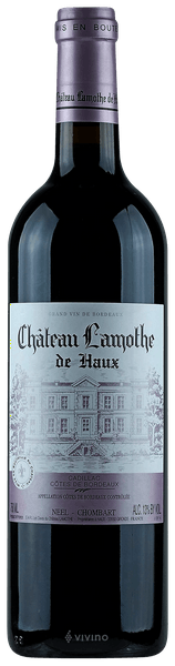Château Lamothe de Haux Cadillac - Côtes de Bordeaux, 750ml