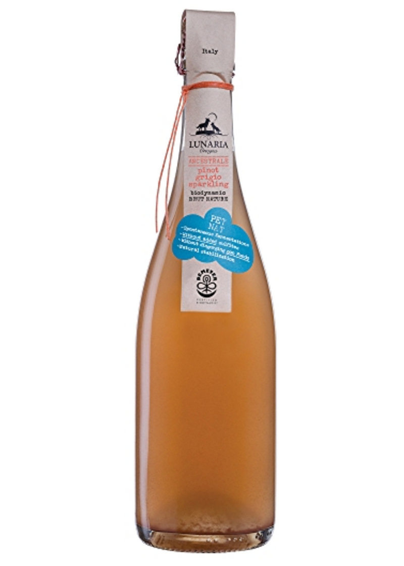 Lunaria Sparkling Ancestral Brut Nature Pinot Grigio, 750ml