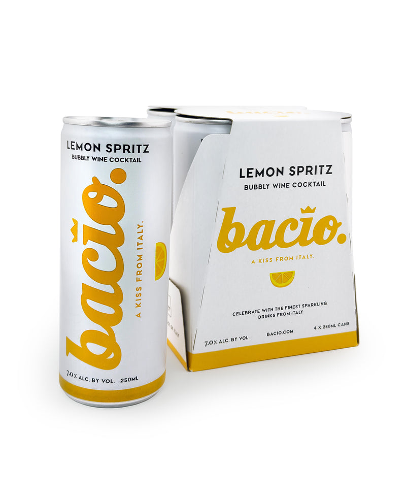 BACIO Lemon Spritz, 4 Cans